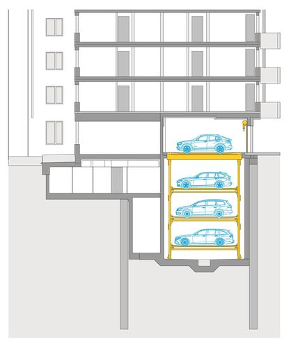 Graphique vue latérale