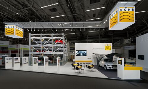 Photo du stand de WÖHR au salon BAU de Munich