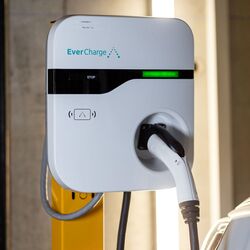 Charging station for electric vehicles.