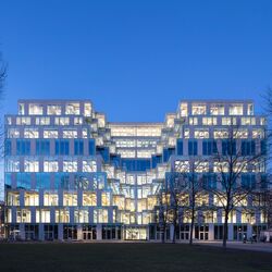 Exterior view of the UP! Berlin office building